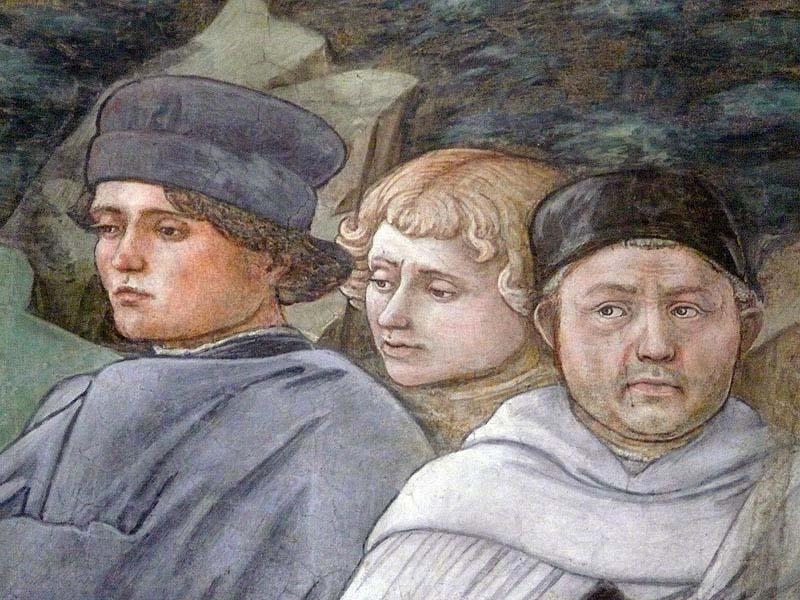 Fra Filippo Lippi Selfportait with pupils